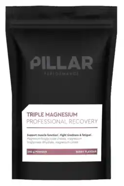 De Online Drogist Pillar Performance Triple Magnesium Powder Berry aanbieding