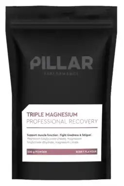 De Online Drogist Pillar Performance Triple Magnesium Powder Berry aanbieding