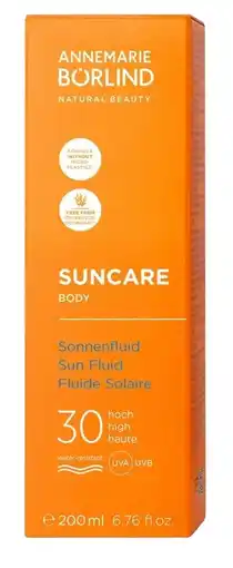 De Online Drogist Annemarie Borlind Suncare Body Sun Fluid SPF30 aanbieding