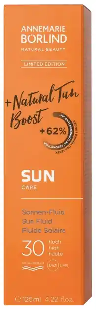 De Online Drogist Annemarie Borlind Suncare Natural Tan Boost Sun Fluid SPF30 aanbieding