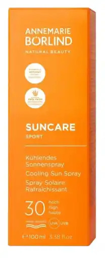 De Online Drogist Annemarie Borlind SunCare Sport Cooling Sun Spray SPF30 aanbieding