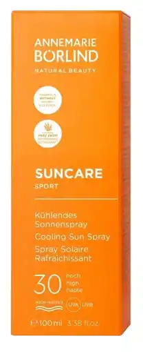De Online Drogist Annemarie Borlind SunCare Sport Cooling Sun Spray SPF30 aanbieding