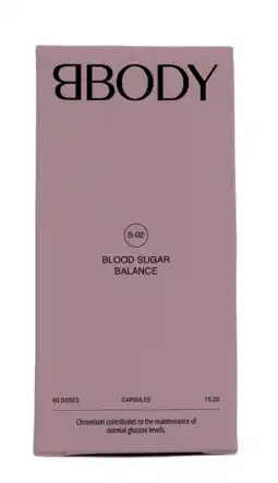 De Online Drogist BBODY Blood Sugar Balance Capsules aanbieding