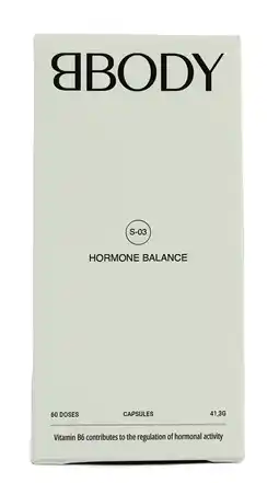De Online Drogist BBODY Hormone Balance Capsules aanbieding