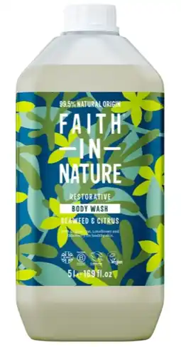 De Online Drogist Faith In Nature Seaweed & Citrus Bodywash aanbieding