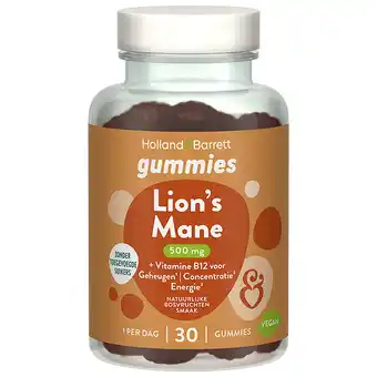 Holland & Barrett Holland & Barrett Lion's Mane Gummies - 30 gummies aanbieding
