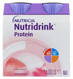 De Online Drogist Nutridrink Protein Aardbeiensmaak aanbieding
