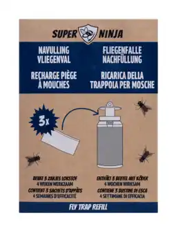 De Online Drogist Super Ninja Navulling Vliegenval aanbieding