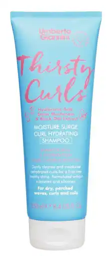 De Online Drogist Umberto Giannini Thirsty Curls Hydrating Shampoo aanbieding