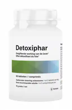 De Online Drogist Nutriphyt Detoxiphar Tabletten aanbieding