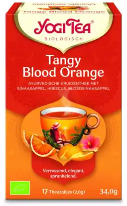 De Online Drogist Yogi Tea Tangy Blood Orange Bio aanbieding