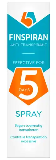 De Online Drogist Finspiran Anti-Transpirant Spray aanbieding