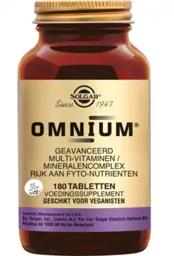 De Online Drogist Solgar Omnium Multivitamine Tabletten aanbieding