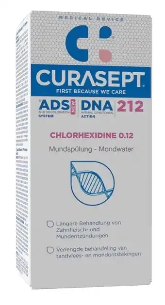 De Online Drogist Curasept ADS DNA 212 Chloorhexidine 0.12% Mondwater aanbieding