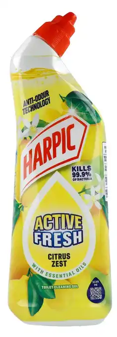 De Online Drogist Harpic Active Fresh Citrus Toilet Cleaning Gel aanbieding