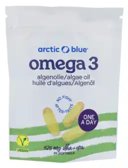 De Online Drogist Arctic Blue Omega-3 Algenolie Softgel aanbieding