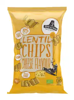 De Online Drogist John Altman Lentil Chips Cheese Flavour Bio aanbieding