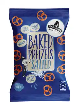 De Online Drogist John Altman Baked Pretzels Salted aanbieding
