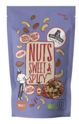 De Online Drogist John Altman Nuts Sweet & Spicy Bio aanbieding
