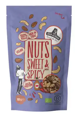 De Online Drogist John Altman Nuts Sweet & Spicy Bio aanbieding