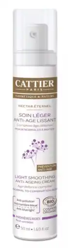 De Online Drogist Cattier Light Smooting Anti-Ageing Cream Normal to Combination Skin aanbieding