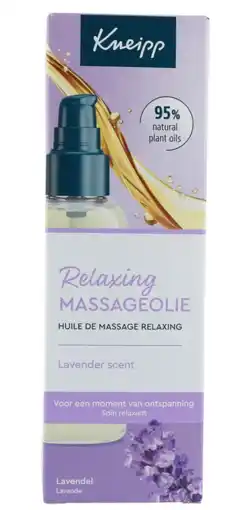 De Online Drogist Kneipp Massageolie Relaxing Lavendel aanbieding