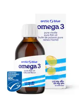 De Online Drogist Arctic Blue Omega-3 Visolie Naturel aanbieding