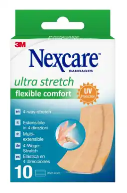 De Online Drogist Nexcare Ultra Stretch Flexible Comfort Bandages 10cm x 6cm aanbieding