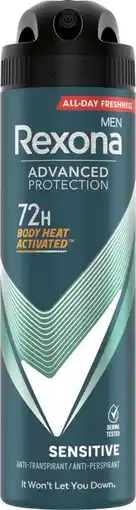 De Online Drogist Rexona Men Advanced Protection 72H Deospray aanbieding