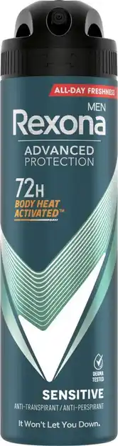 De Online Drogist Rexona Men Advanced Protection 72H Deospray aanbieding