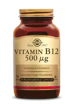 De Online Drogist Solgar Vitamine B-12 500 mcg Capsules aanbieding