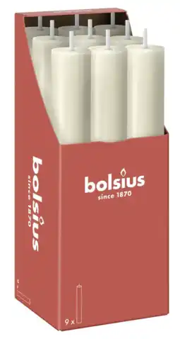 De Online Drogist Bolsius Rustiek Tafelkaars XL Soft Pearl aanbieding