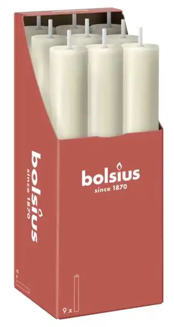 De Online Drogist Bolsius Rustiek Tafelkaars XL Soft Pearl aanbieding