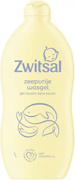 De Online Drogist Zwitsal Zeepvrije Wasgel aanbieding