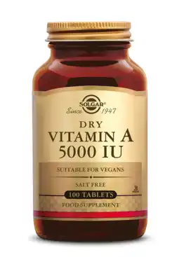 De Online Drogist Solgar Vitamine A 5000 IU (1502 mcg) Tabletten aanbieding