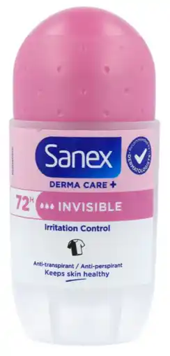 De Online Drogist Sanex Derma Care+ Invisible Deoroller aanbieding