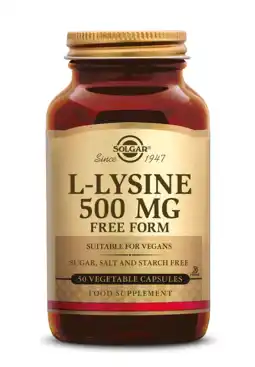 De Online Drogist Solgar L-Lysine 500 mg Capsules aanbieding