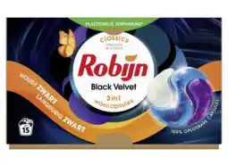 De Online Drogist Robijn Black Velvet 3-in-1 Wascapsules aanbieding