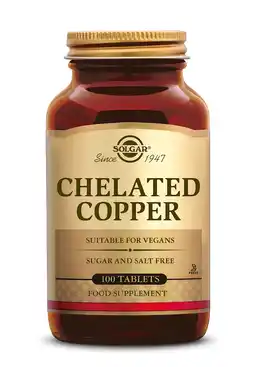 De Online Drogist Solgar Chelated Copper (Koper) Tabletten aanbieding