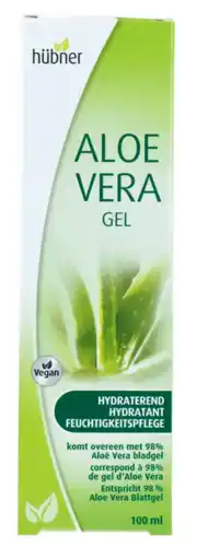 De Online Drogist Hubner 98% Puur Aloe Vera Gel aanbieding