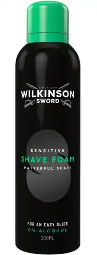 De Online Drogist Wilkinson Shave Foam Sensitive aanbieding