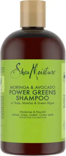 De Online Drogist Shea Moisture Moringa & Avocado Power Greens Shampoo aanbieding