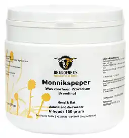 De Online Drogist De Groene Os Monnikspeper Hond & Kat aanbieding