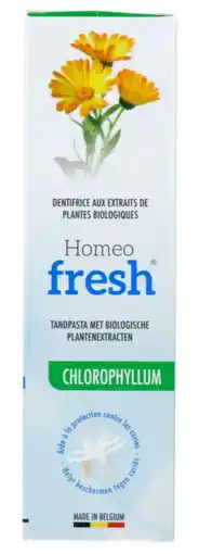 De Online Drogist Homeofresh Tandpasta Chlorophyllum aanbieding