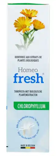 De Online Drogist Homeofresh Tandpasta Chlorophyllum aanbieding