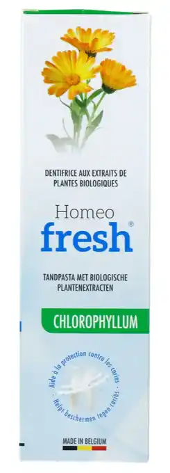 De Online Drogist Homeofresh Tandpasta Chlorophyllum aanbieding