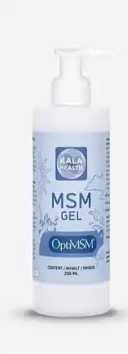 De Online Drogist Kala Health MSM OptiMSM Gel aanbieding