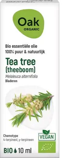 De Online Drogist Oak Organic Tea Tree Olie aanbieding