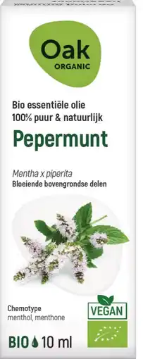 De Online Drogist Oak Organic Pepermunt Olie aanbieding