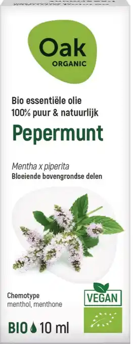 De Online Drogist Oak Organic Pepermunt Olie aanbieding